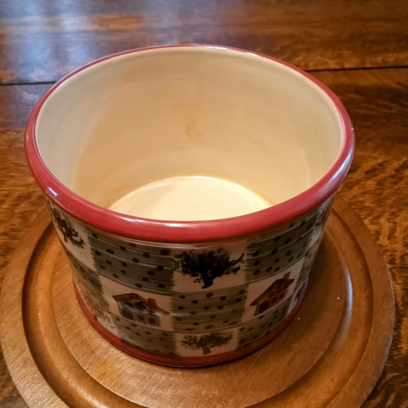 Blue Sky Authentic Stoneware Candle Holder Cottagecore Country Decor - Picture 4 of 7